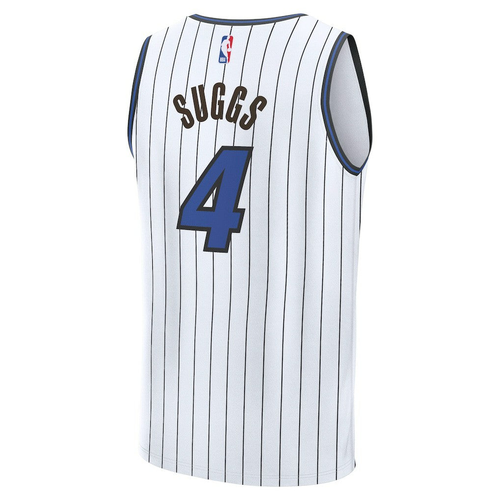 Fanatics Jalen Suggs Orlando Magic Fast Break Replica Jersey White Association Edition