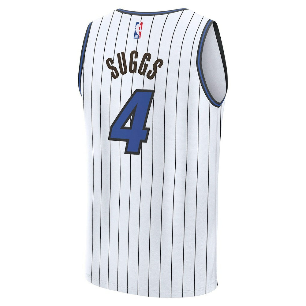 Fanatics Jalen Suggs Orlando Magic Fast Break Replica Jersey White Association Edition