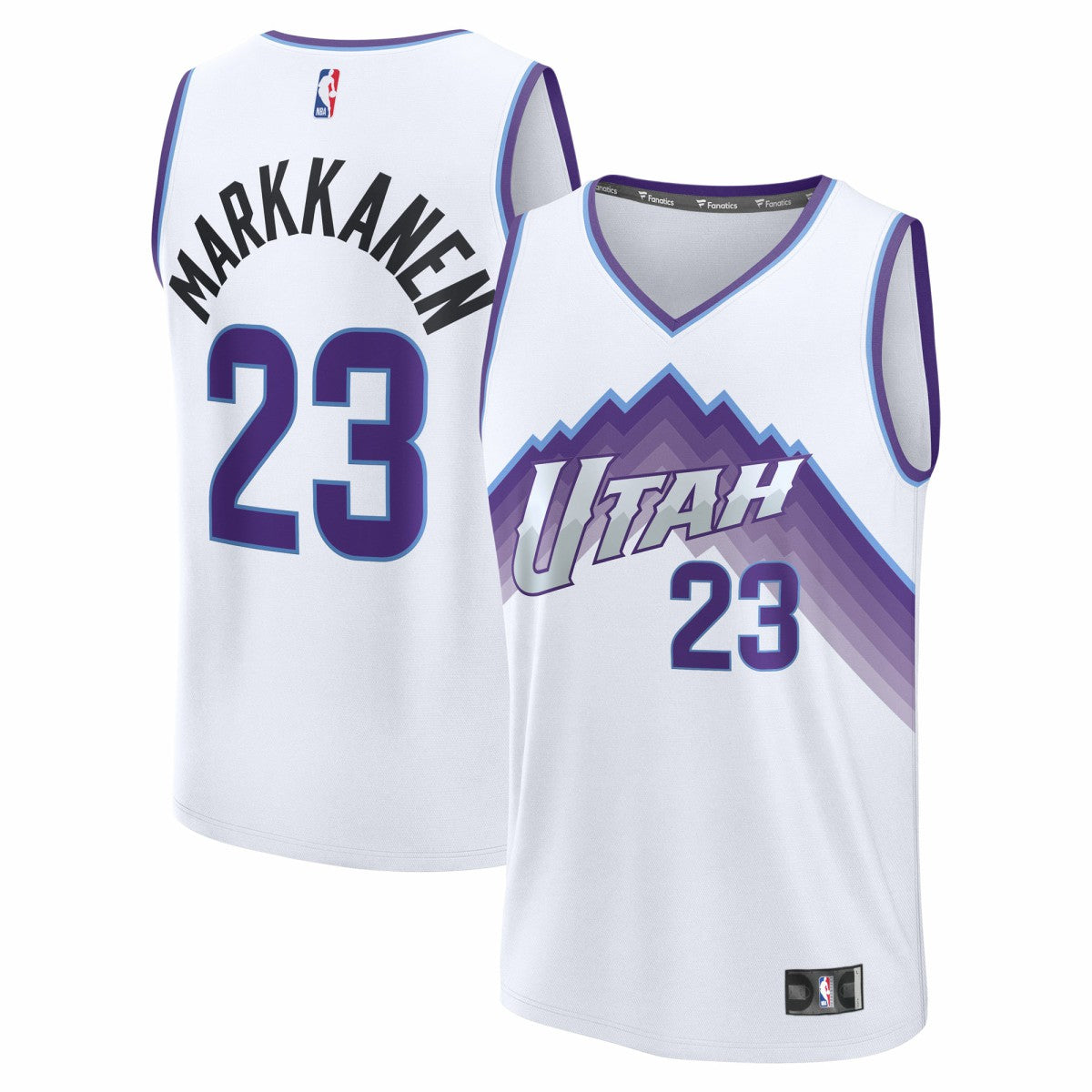 Fanatics Lauri Markkanen Utah Jazz Youth Fast Break Replica Jersey Association Edition White