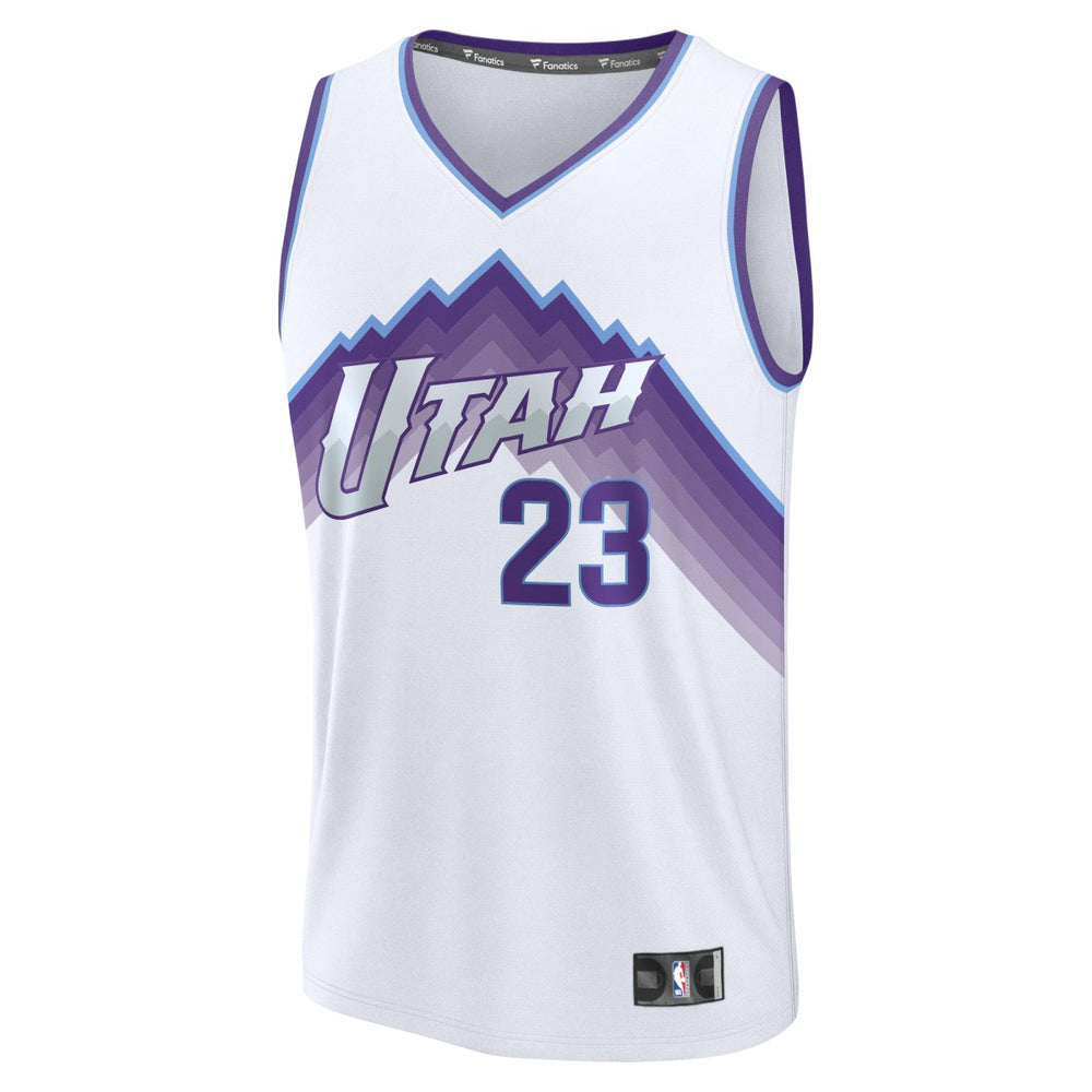 Fanatics Lauri Markkanen Utah Jazz Youth Fast Break Replica Jersey Association Edition White