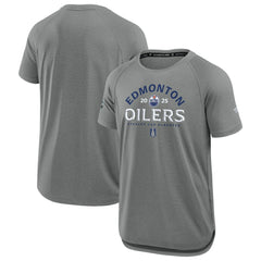 Edmonton Oilers Fanatics 2025 Stanley Cup Playoffs Authentic Pro Rink Performance T-Shirt - Heather Gray | Fanatics sale