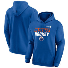 Edmonton Oilers Fanatics 2025 Stanley Cup Playoffs Breakout Fleece Pullover Hoodie - Royal | Fanatics on sale
