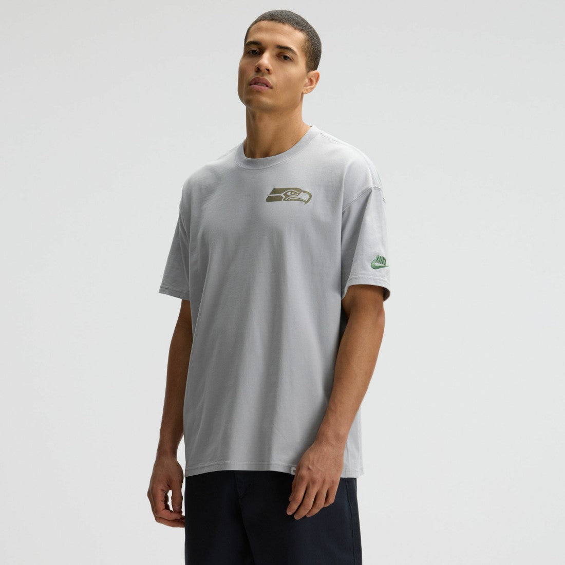 Seattle Seahawks 2025 Rivalries Collection Essential Max90 T-Shirt - Wolf Gray - Nike