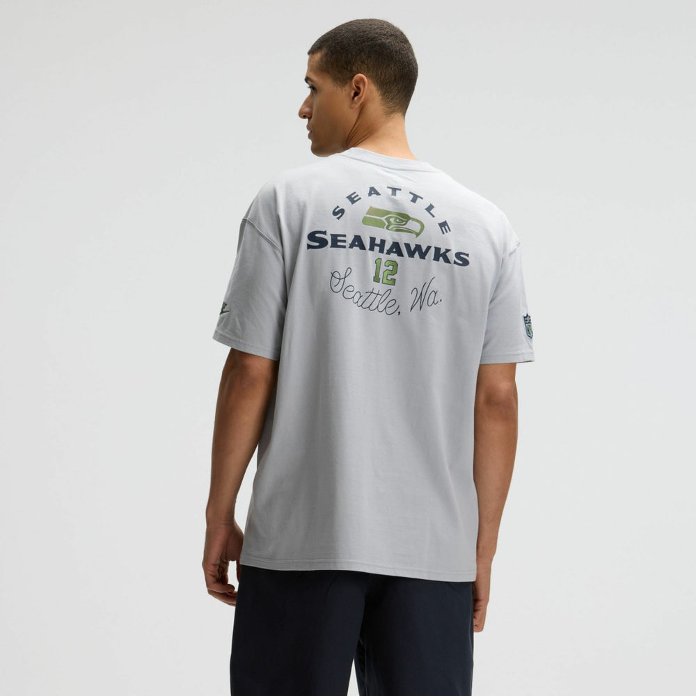 Seattle Seahawks 2025 Rivalries Collection Essential Max90 T-Shirt - Wolf Gray - Nike