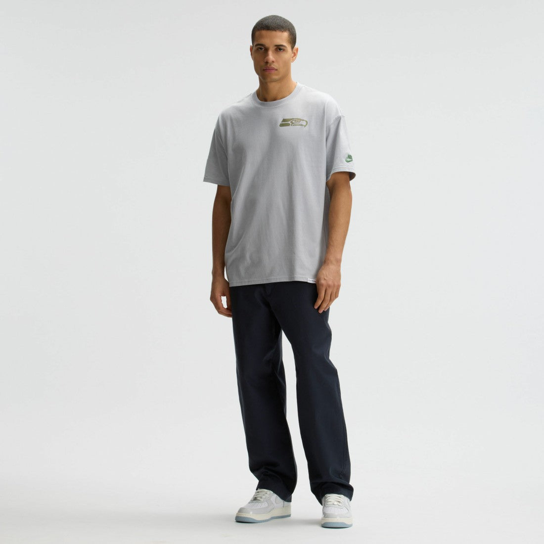 Seattle Seahawks 2025 Rivalries Collection Essential Max90 T-Shirt - Wolf Gray - Nike