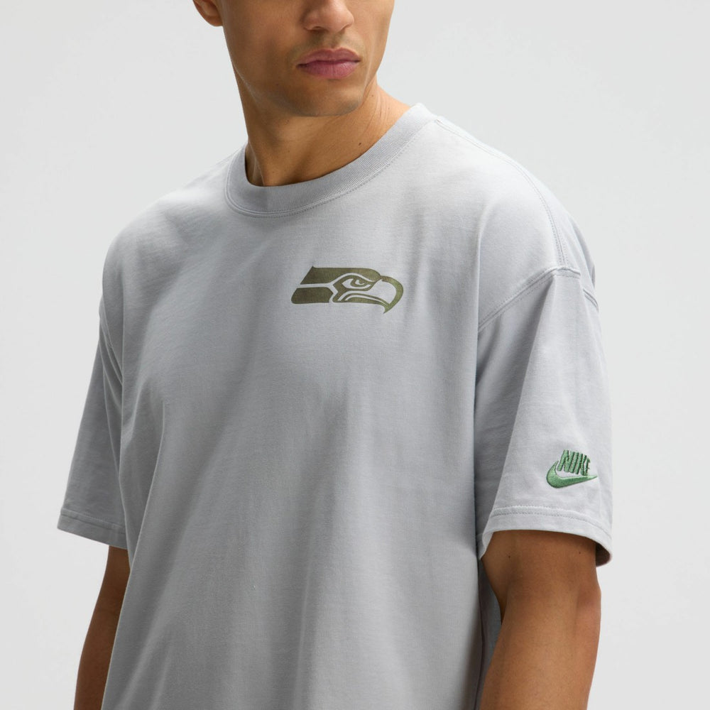 Seattle Seahawks 2025 Rivalries Collection Essential Max90 T-Shirt - Wolf Gray - Nike