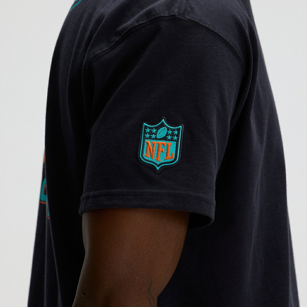 Miami Dolphins 2025 Rivalries Collection Essential Max90 T-Shirt - Pitch Blue - Nike