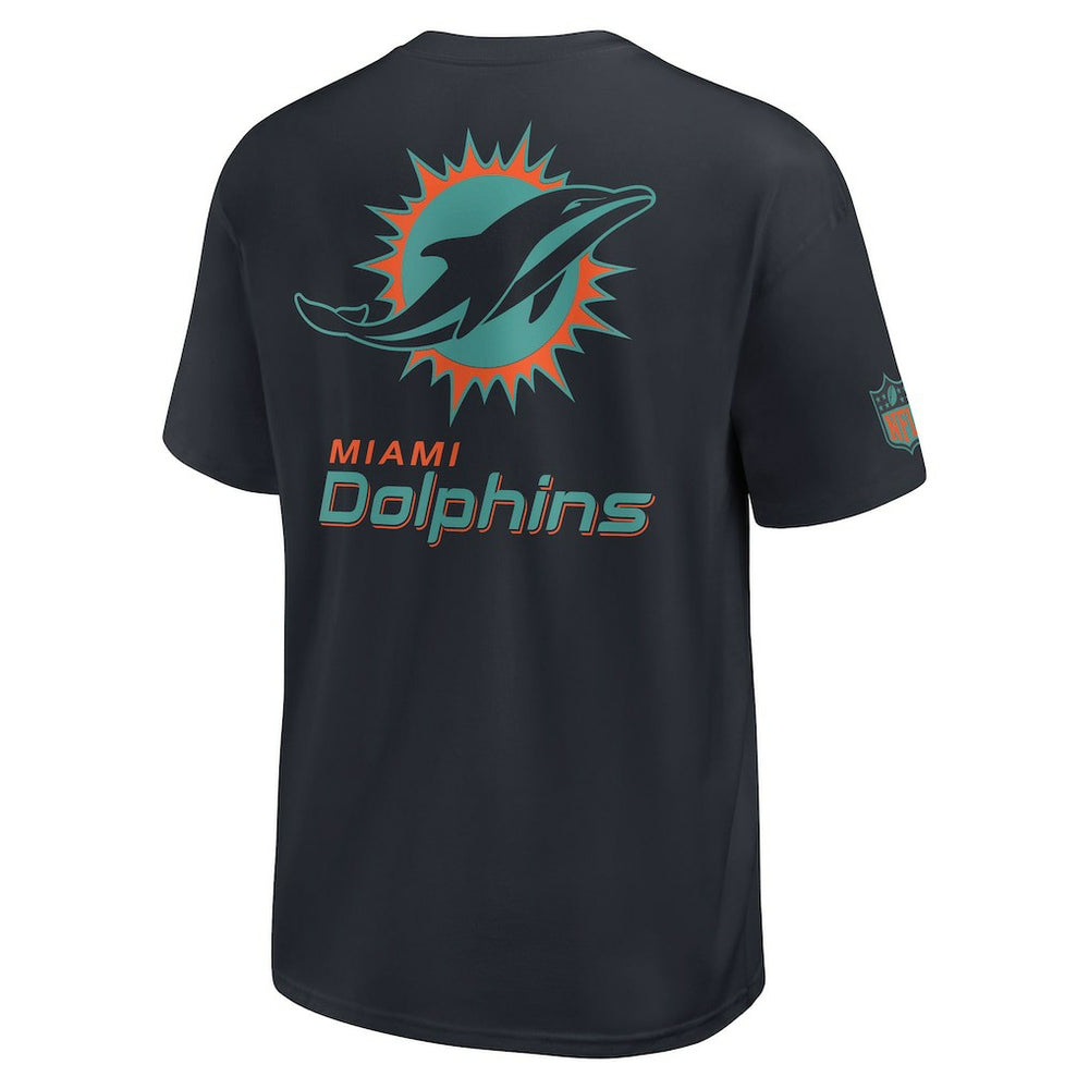 Miami Dolphins 2025 Rivalries Collection Essential Max90 T-Shirt - Pitch Blue - Nike
