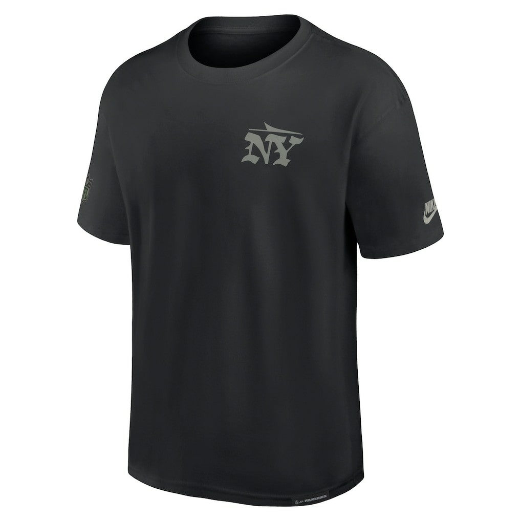 New York Jets 2025 Rivalries Collection Essential Max90 T-Shirt - Black - Nike
