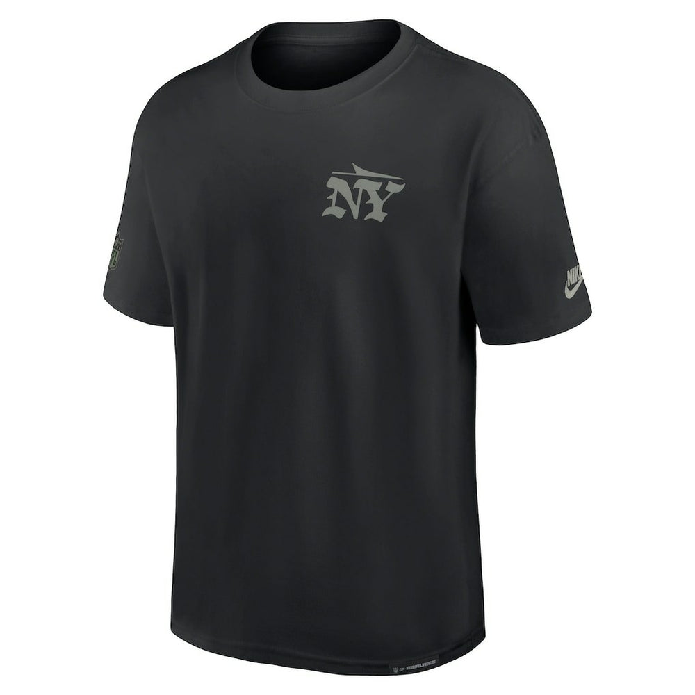 New York Jets 2025 Rivalries Collection Essential Max90 T-Shirt - Black - Nike