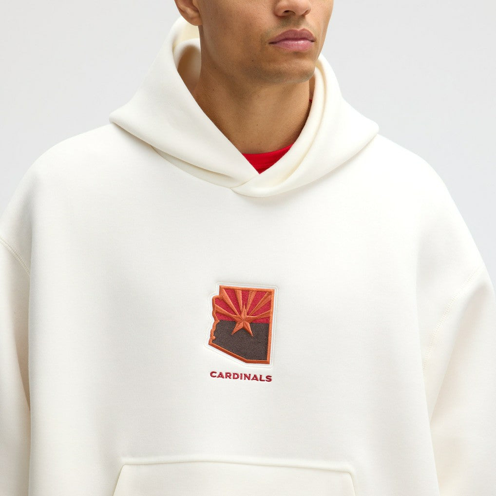 Arizona Cardinals 2025 Rivalries Collection Oversized Tech Fleece Hoodie - Natural - Nike