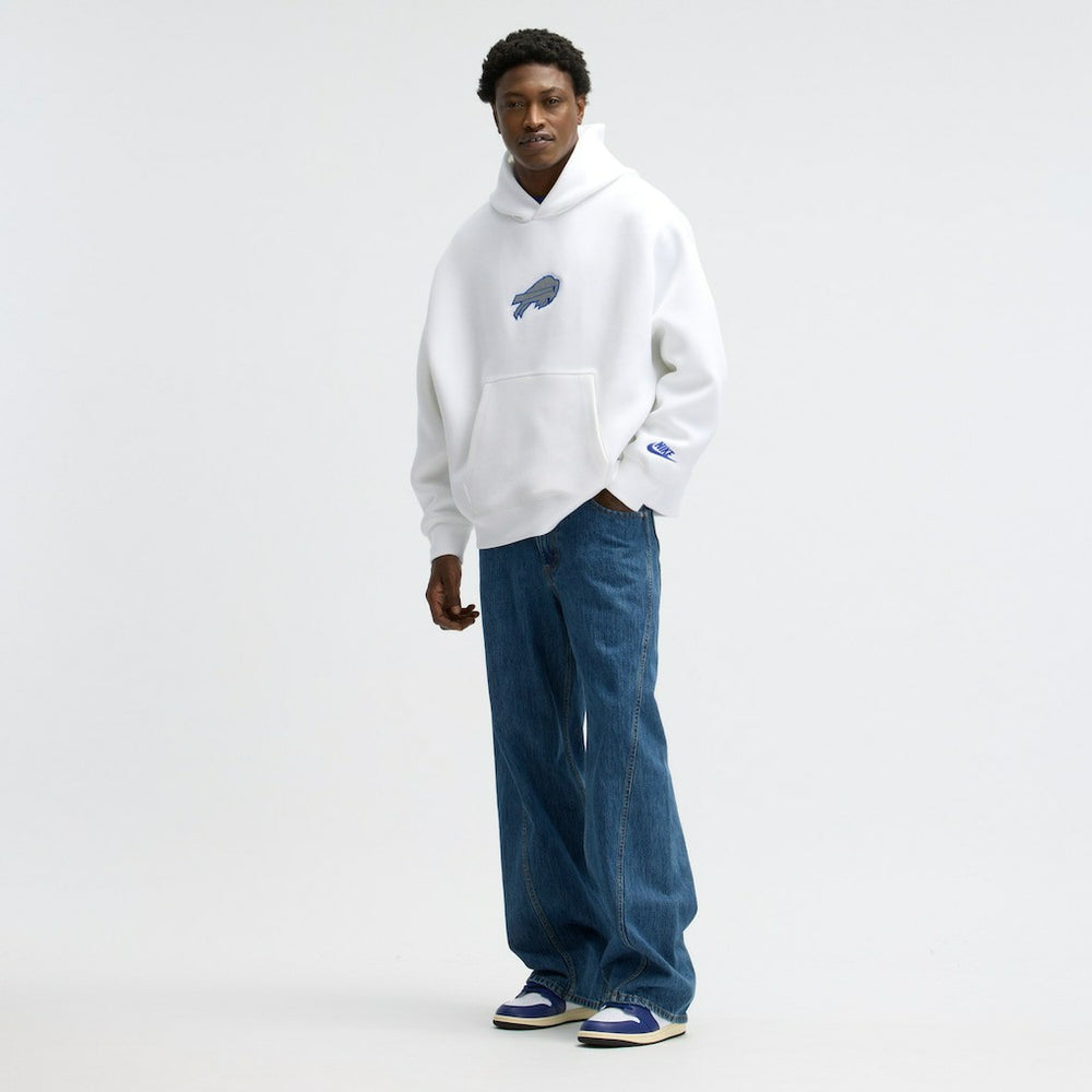 Buffalo Bills 2025 Rivalries Collection Oversized Tech Fleece Hoodie - White - Nike