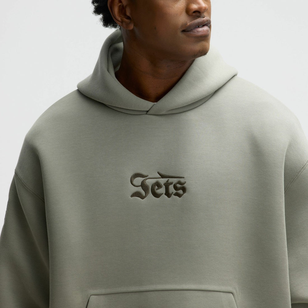 New York Jets 2025 Rivalries Collection Oversized Tech Fleece Hoodie - Gotham Green - Nike