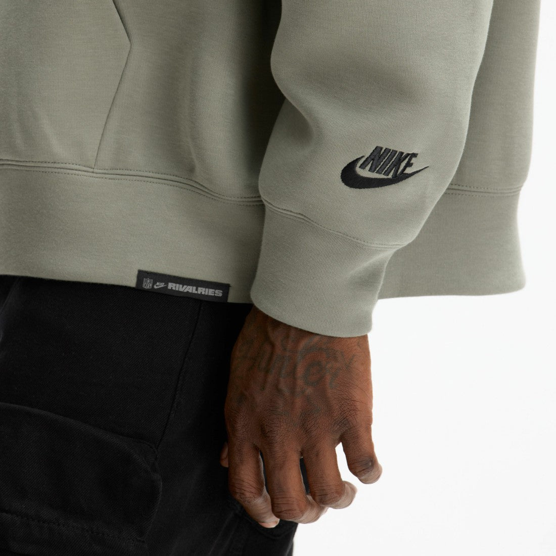 New York Jets 2025 Rivalries Collection Oversized Tech Fleece Hoodie - Gotham Green - Nike
