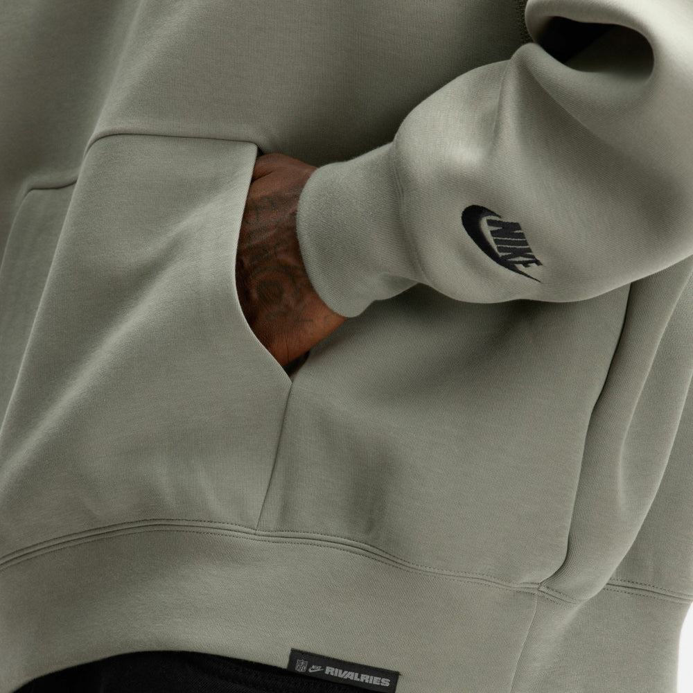 New York Jets 2025 Rivalries Collection Oversized Tech Fleece Hoodie - Gotham Green - Nike