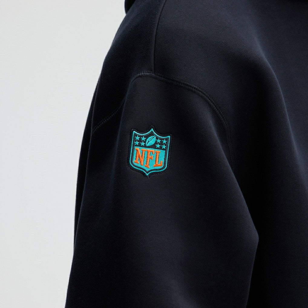 Miami Dolphins 2025 Rivalries Collection Oversized Tech Fleece Hoodie - Pitch Blue - Nike