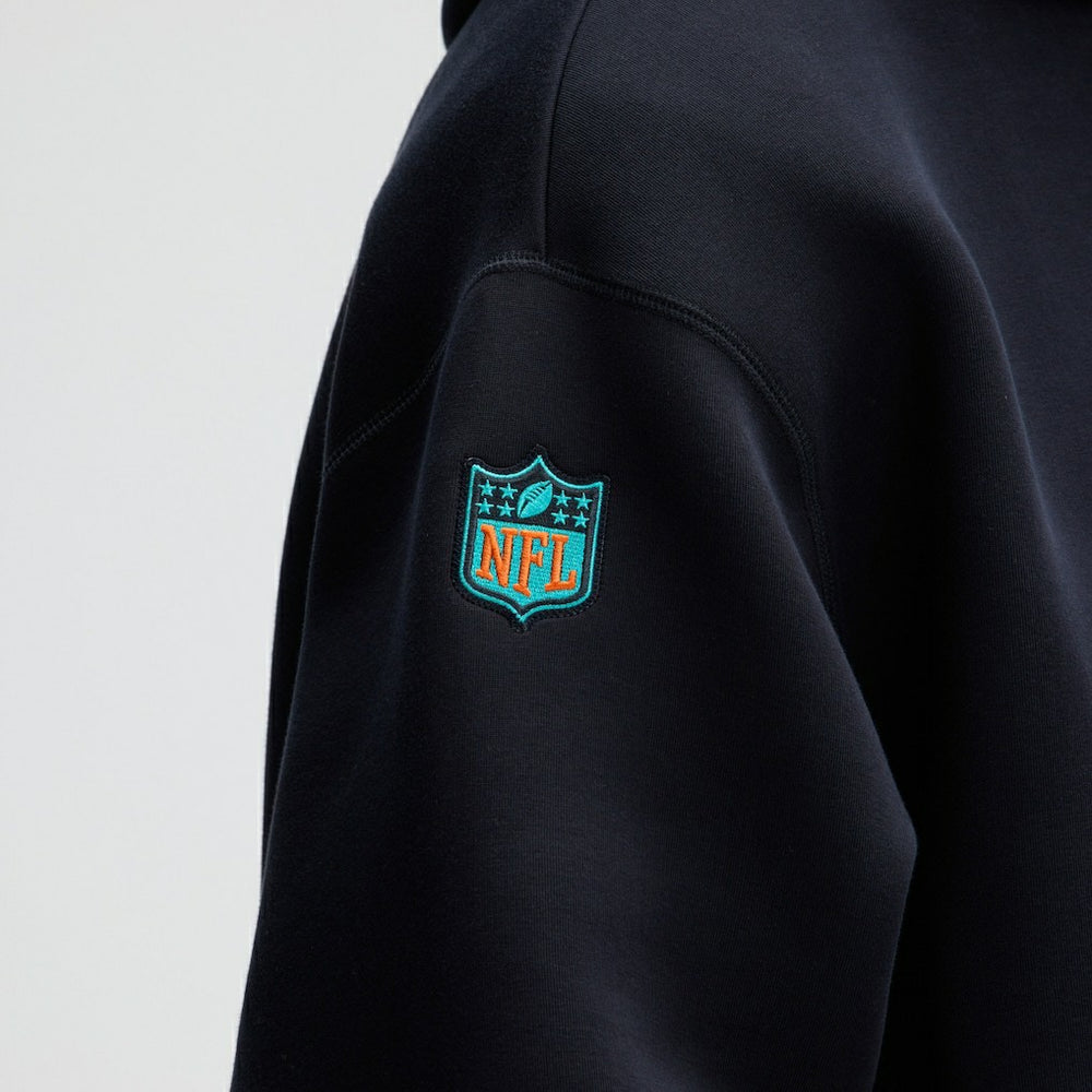 Miami Dolphins 2025 Rivalries Collection Oversized Tech Fleece Hoodie - Pitch Blue - Nike