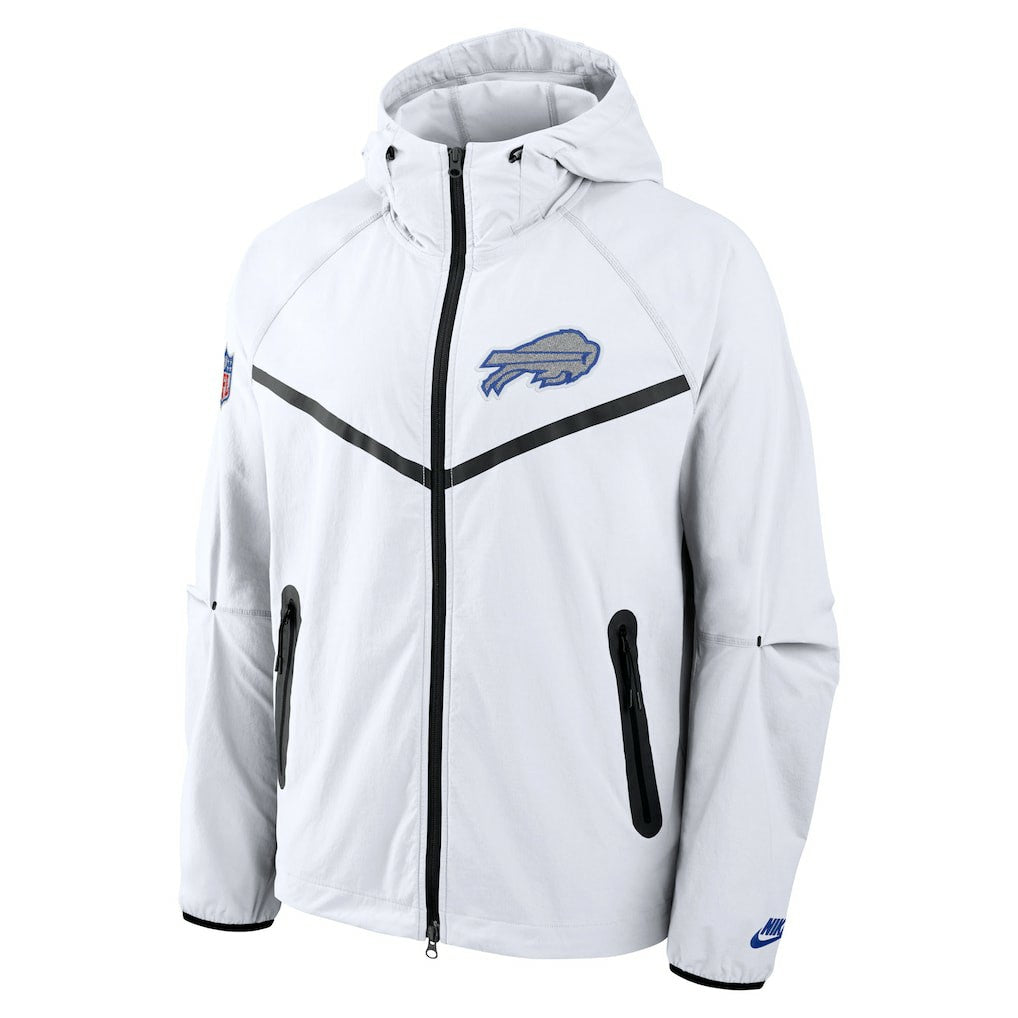 Buffalo Bills 2025 Rivalries Collection Tech Raglan Full-Zip Jacket - White - Nike