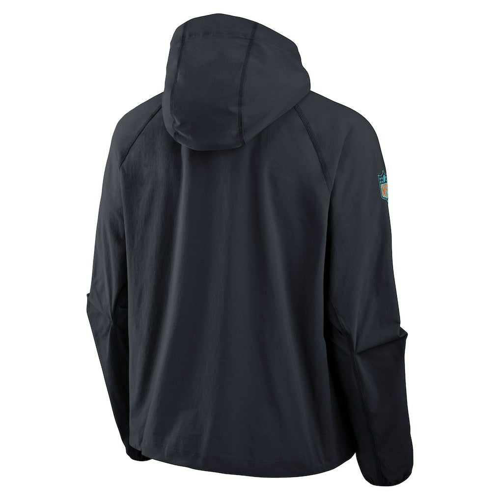 Miami Dolphins 2025 Rivalries Collection Tech Raglan Full-Zip Jacket - Pitch Blue - Nike