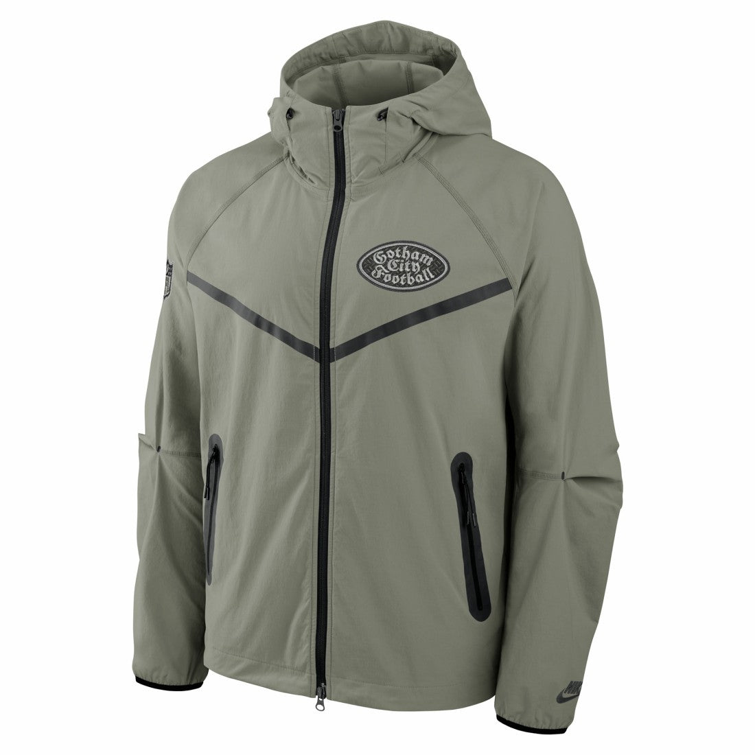 New York Jets 2025 Rivalries Collection Tech Raglan Full-Zip Jacket - Gotham Green - Nike