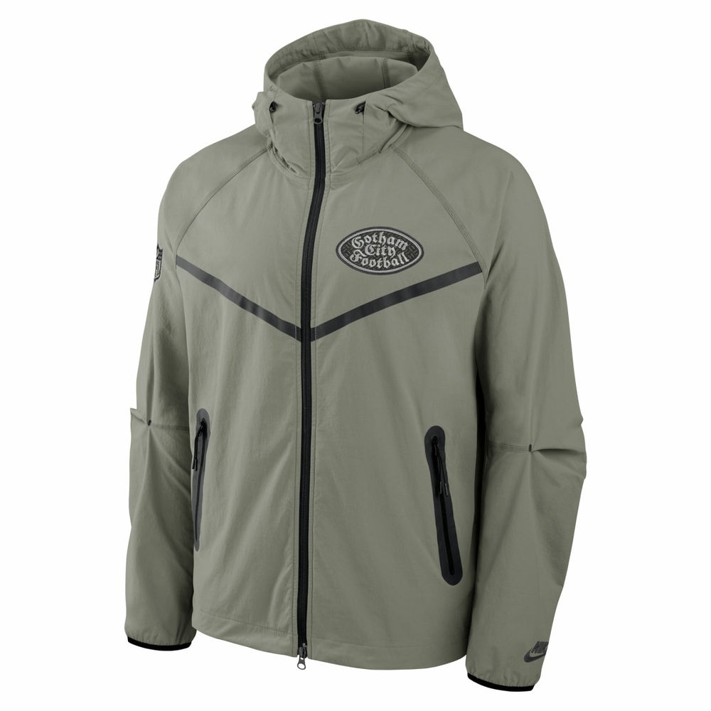 New York Jets 2025 Rivalries Collection Tech Raglan Full-Zip Jacket - Gotham Green - Nike