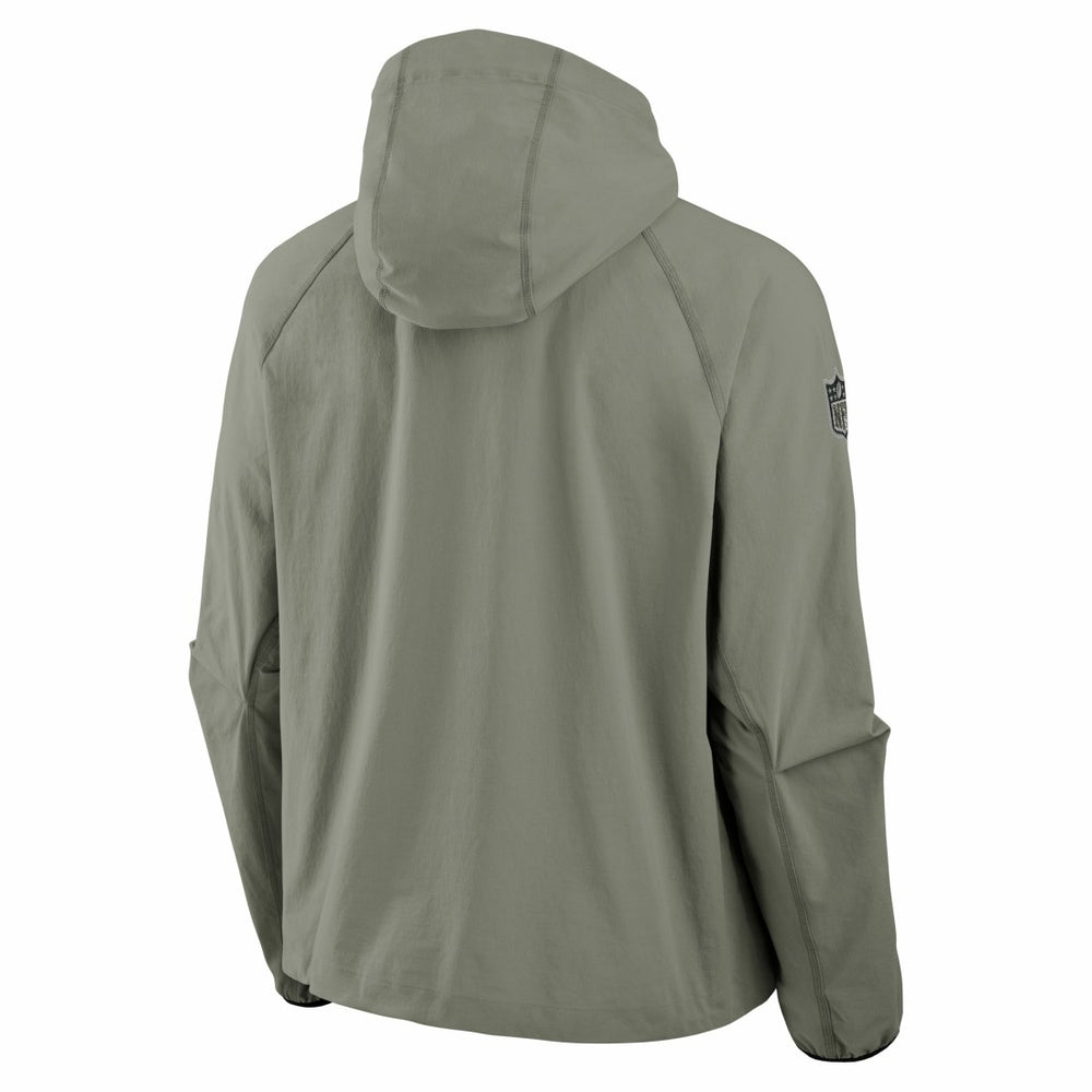 New York Jets 2025 Rivalries Collection Tech Raglan Full-Zip Jacket - Gotham Green - Nike