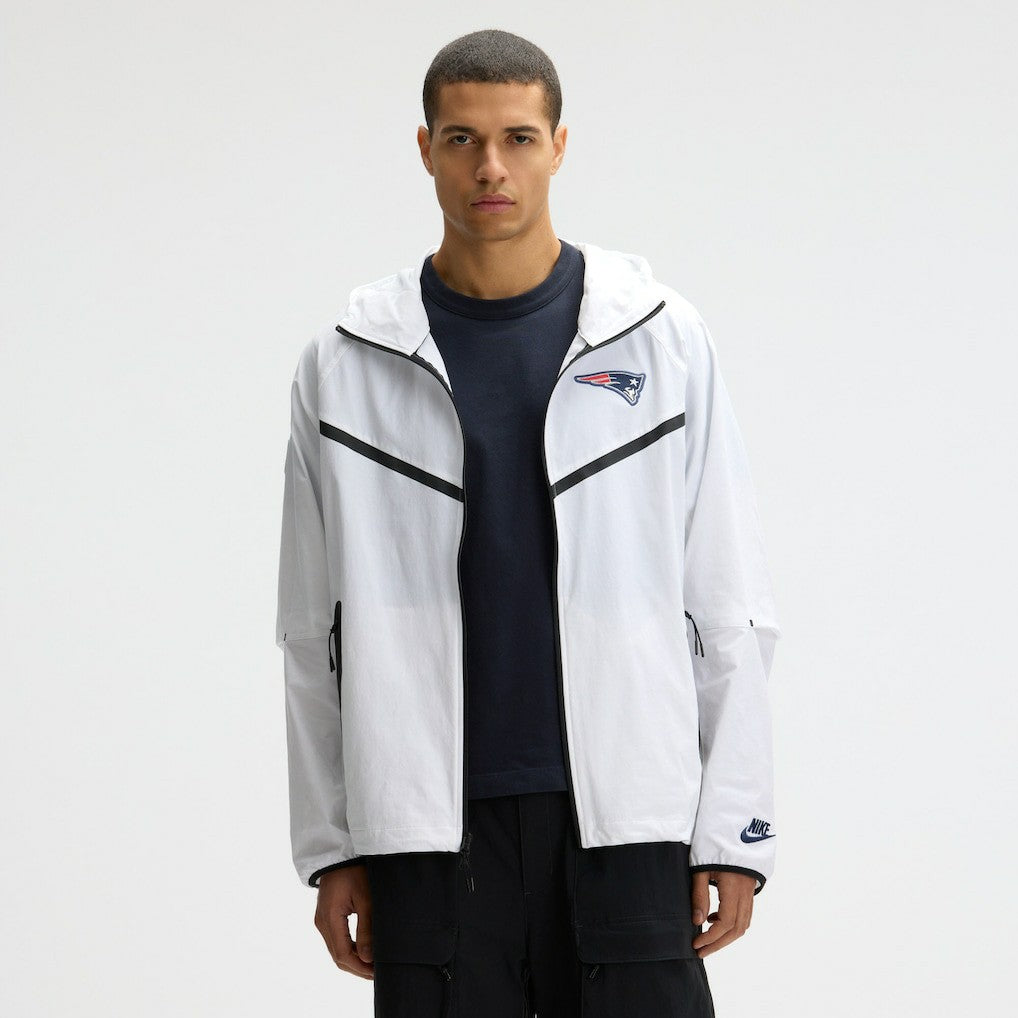 New England Patriots 2025 Rivalries Collection Tech Raglan Full-Zip Jacket - White - Nike