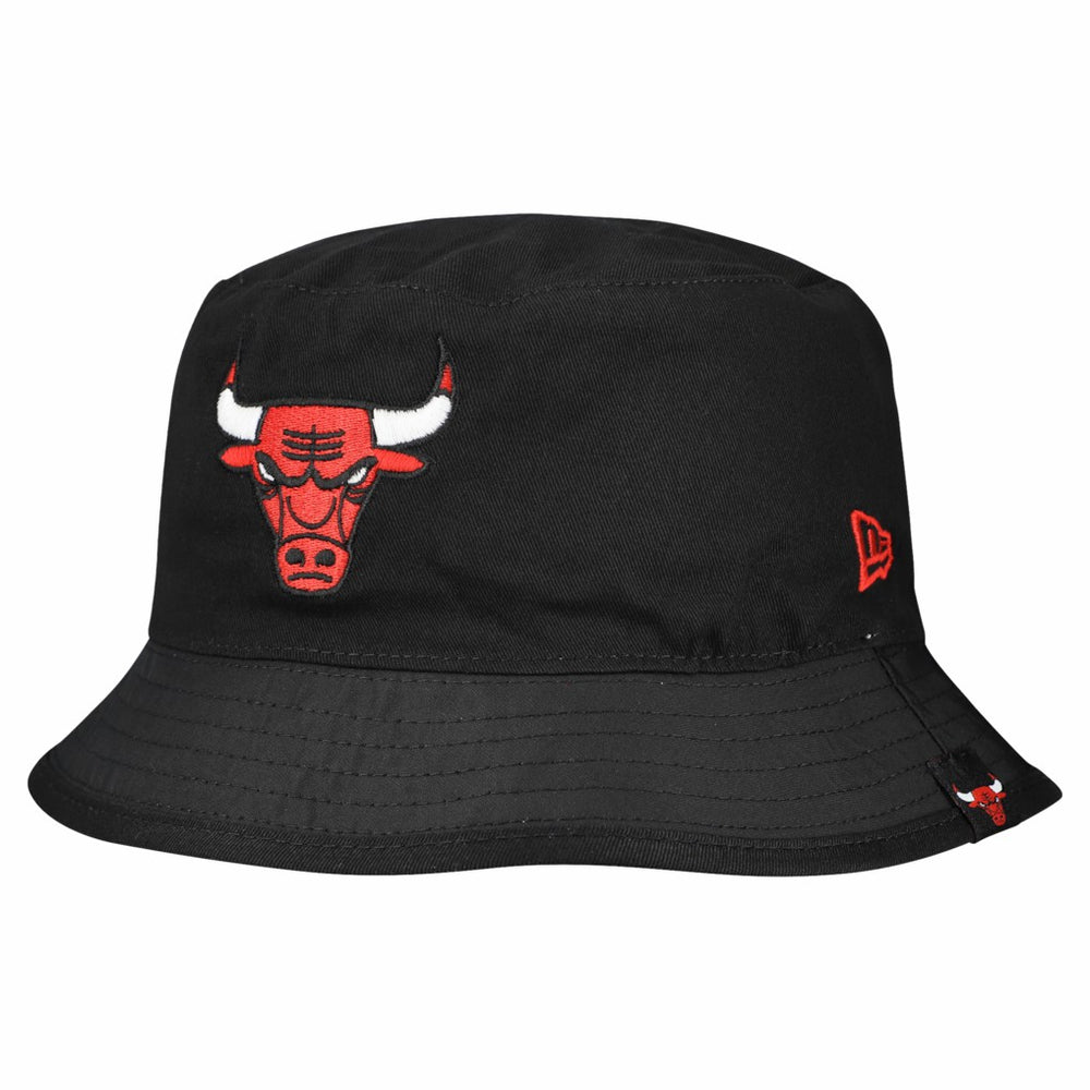 New Era Chicago Bulls Team Cheer Reversible Bucket Hat White