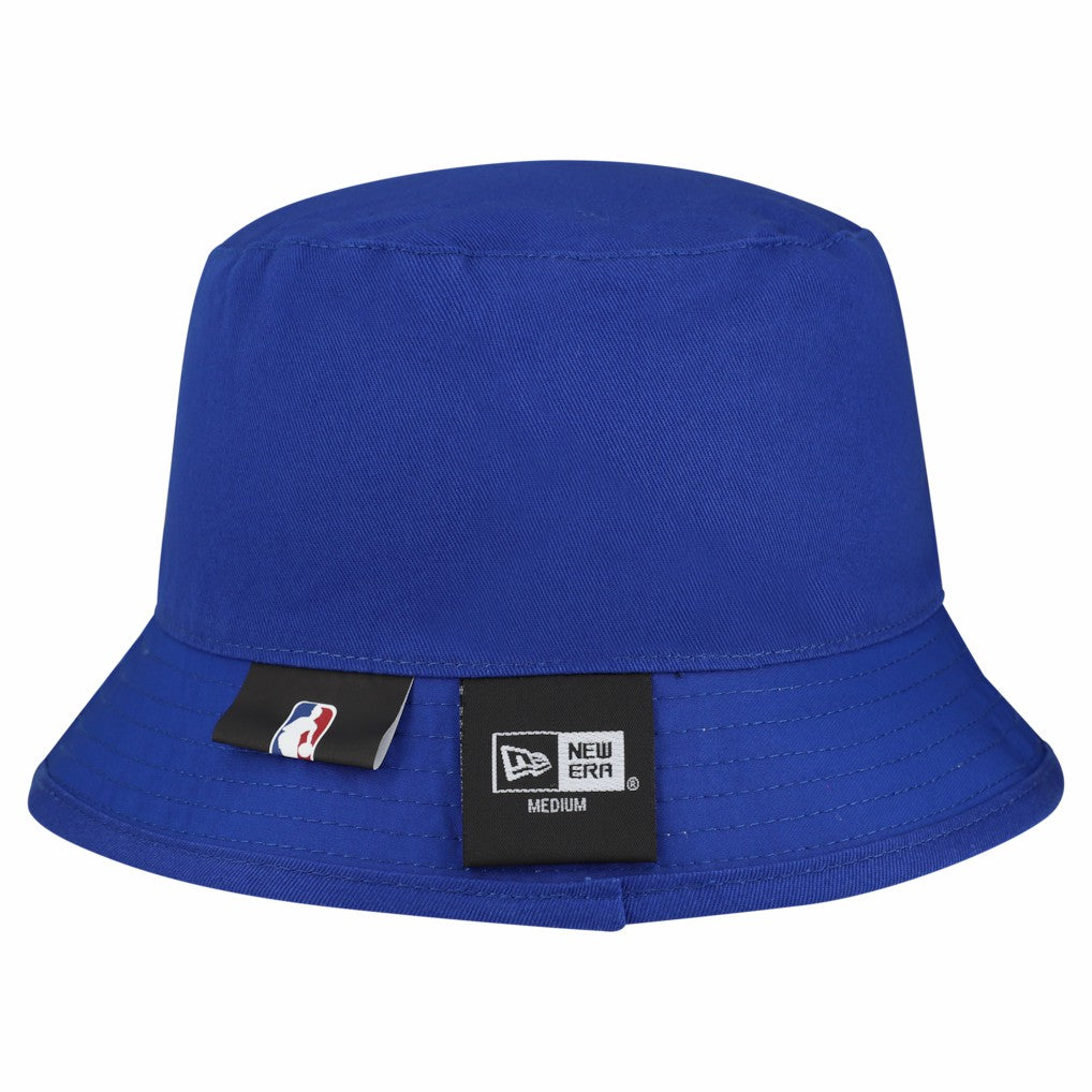 New Era Golden State Warriors Team Cheer Reversible Bucket Hat White
