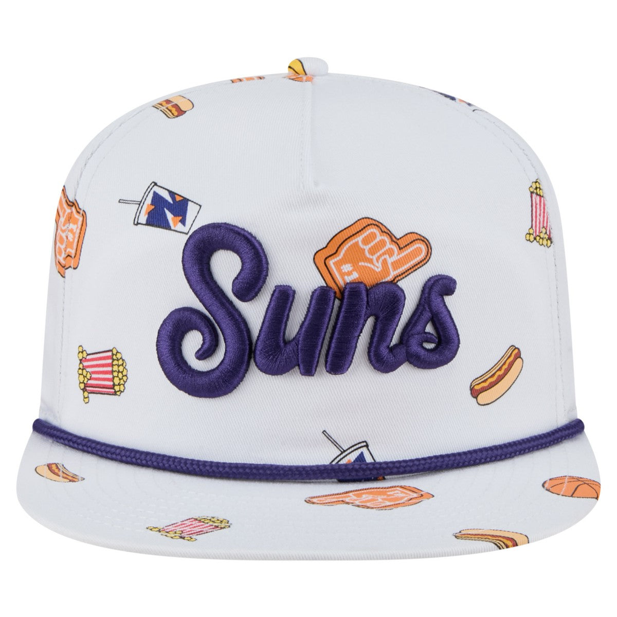 New Era Phoenix Suns Team Cheer Rope 19TWENTY Adjustable Hat White