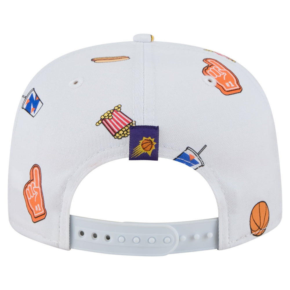 New Era Phoenix Suns Team Cheer Rope 19TWENTY Adjustable Hat White