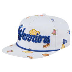 New Era Golden State Warriors Team Cheer Rope 19TWENTY Adjustable Hat White