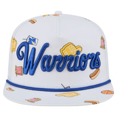 New Era Golden State Warriors Team Cheer Rope 19TWENTY Adjustable Hat White