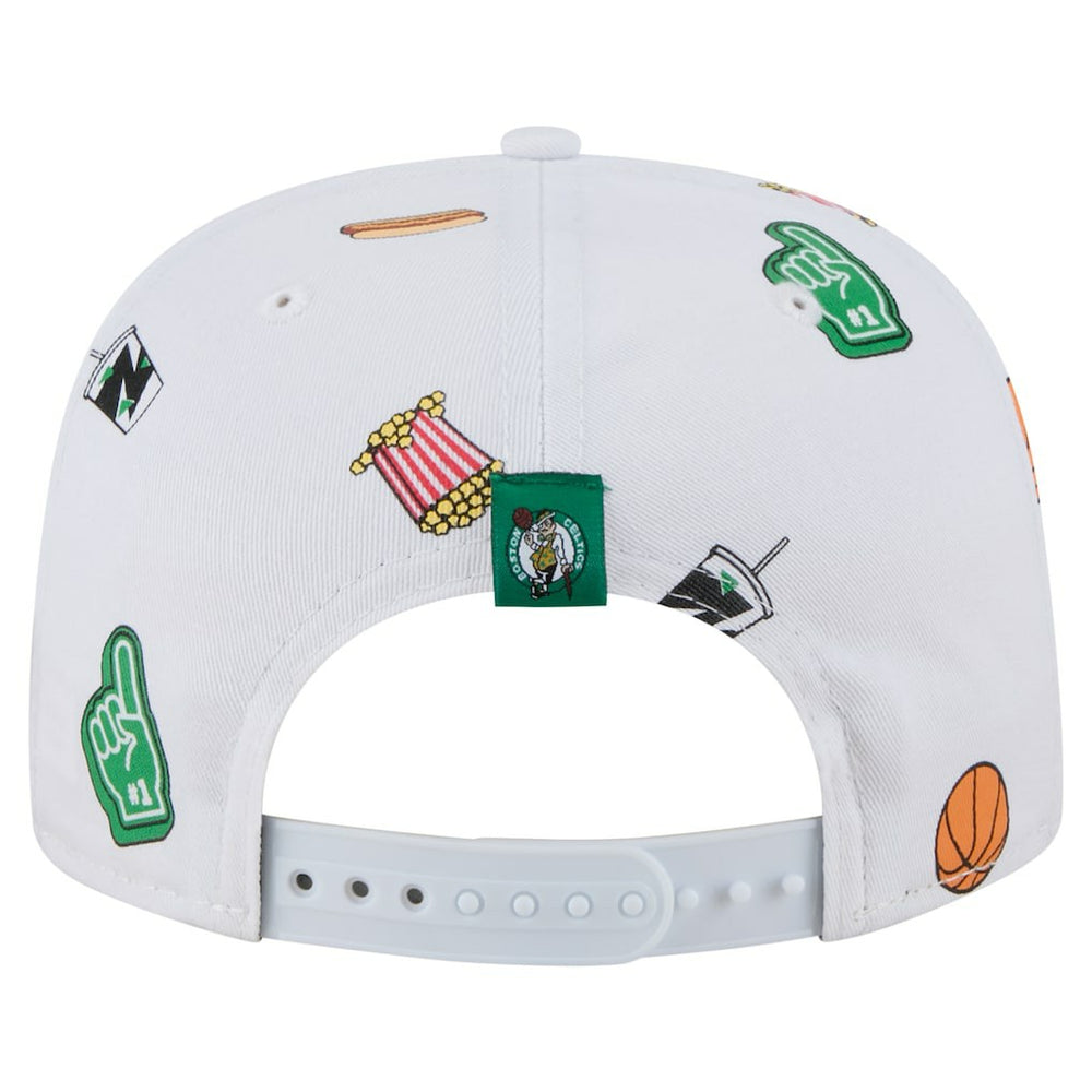 New Era Boston Celtics Team Cheer Rope 19TWENTY Adjustable Hat White