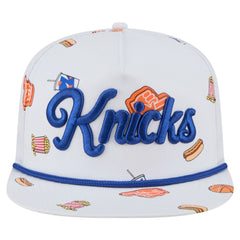 New Era New York Knicks Team Cheer Rope 19TWENTY Adjustable Hat White