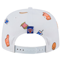 New Era New York Knicks Team Cheer Rope 19TWENTY Adjustable Hat White