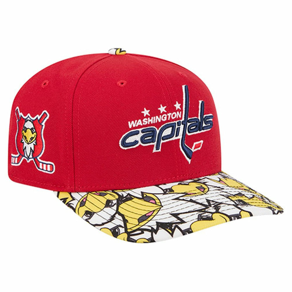 Washington Capitals New Era Mascot Visor 9SEVENTY Adjustable Hat - Red | New Era discount
