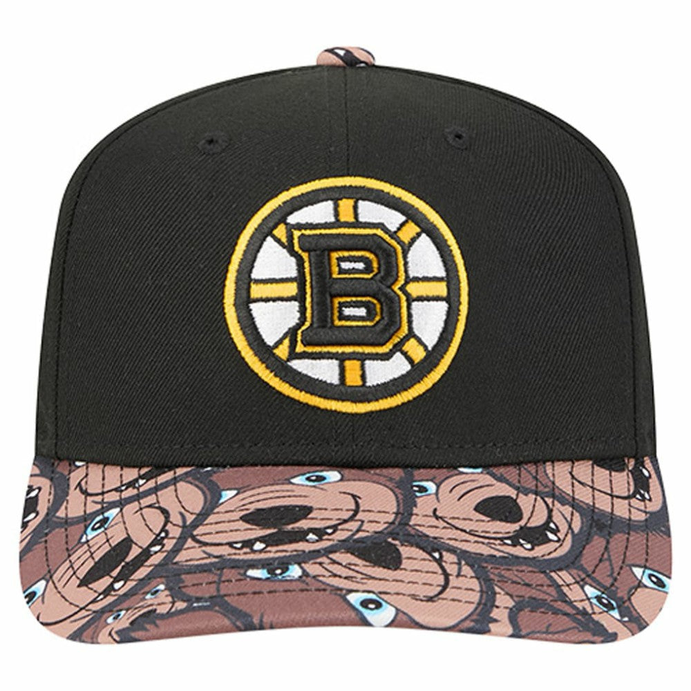 Boston Bruins New Era Mascot Visor 9SEVENTY Adjustable Hat - Black | New Era Clearance