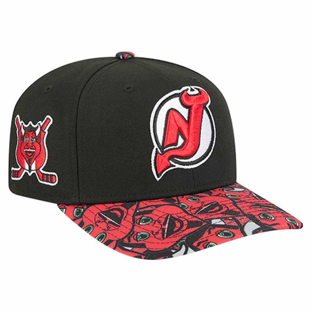 New Jersey Devils New Era Mascot Visor 9SEVENTY Adjustable Hat - Black | New Era online