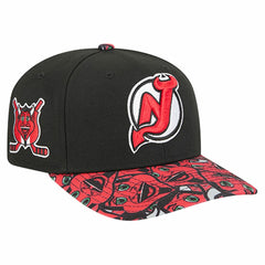 New Jersey Devils New Era Mascot Visor 9SEVENTY Adjustable Hat - Black | New Era online