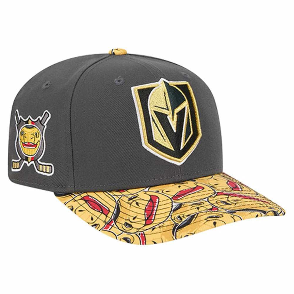 Vegas Golden Knights New Era Mascot Visor 9SEVENTY Adjustable Hat - Grey | New Era near me