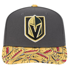Vegas Golden Knights New Era Mascot Visor 9SEVENTY Adjustable Hat - Grey | New Era near me