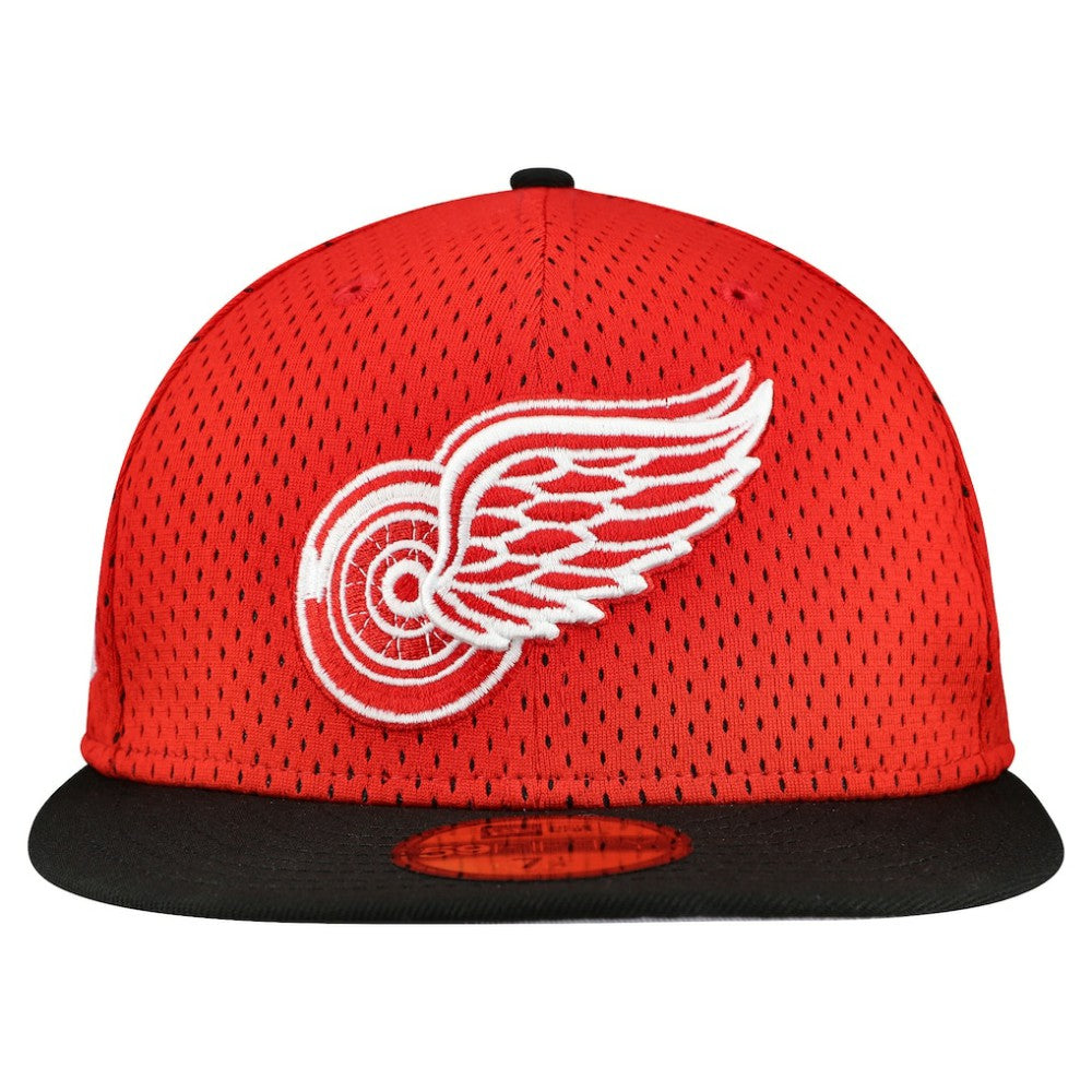 Detroit Red Wings New Era Mesh Crown Two-Tone 59FIFTY Fitted Hat - Red/Black | New Era on sale