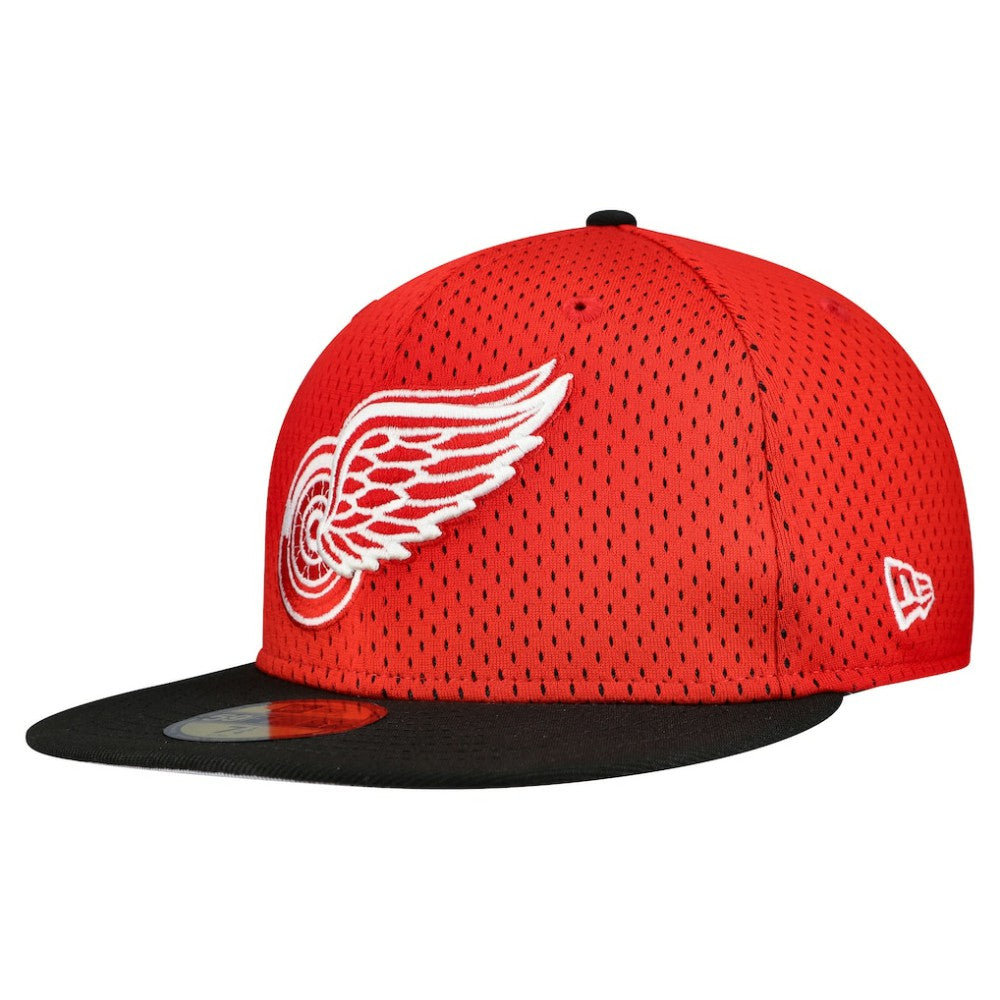 Detroit Red Wings New Era Mesh Crown Two-Tone 59FIFTY Fitted Hat - Red/Black | New Era on sale