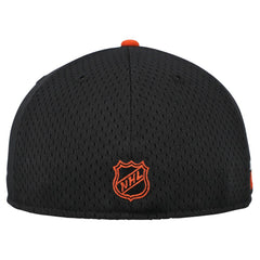Philadelphia Flyers New Era Mesh Crown Two-Tone 59FIFTY Fitted Hat - Black/Orange | New Era Clearance