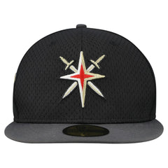 Vegas Golden Knights New Era Mesh Crown Two-Tone 59FIFTY Fitted Hat - Black/Gray | New Era near me