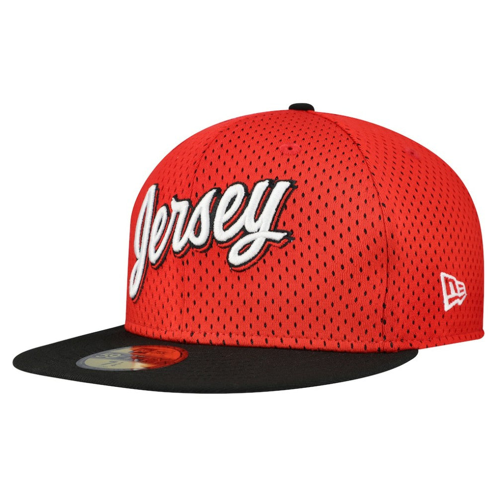 New Jersey Devils New Era Mesh Crown Two-Tone 59FIFTY Fitted Hat - Red/Black | New Era online