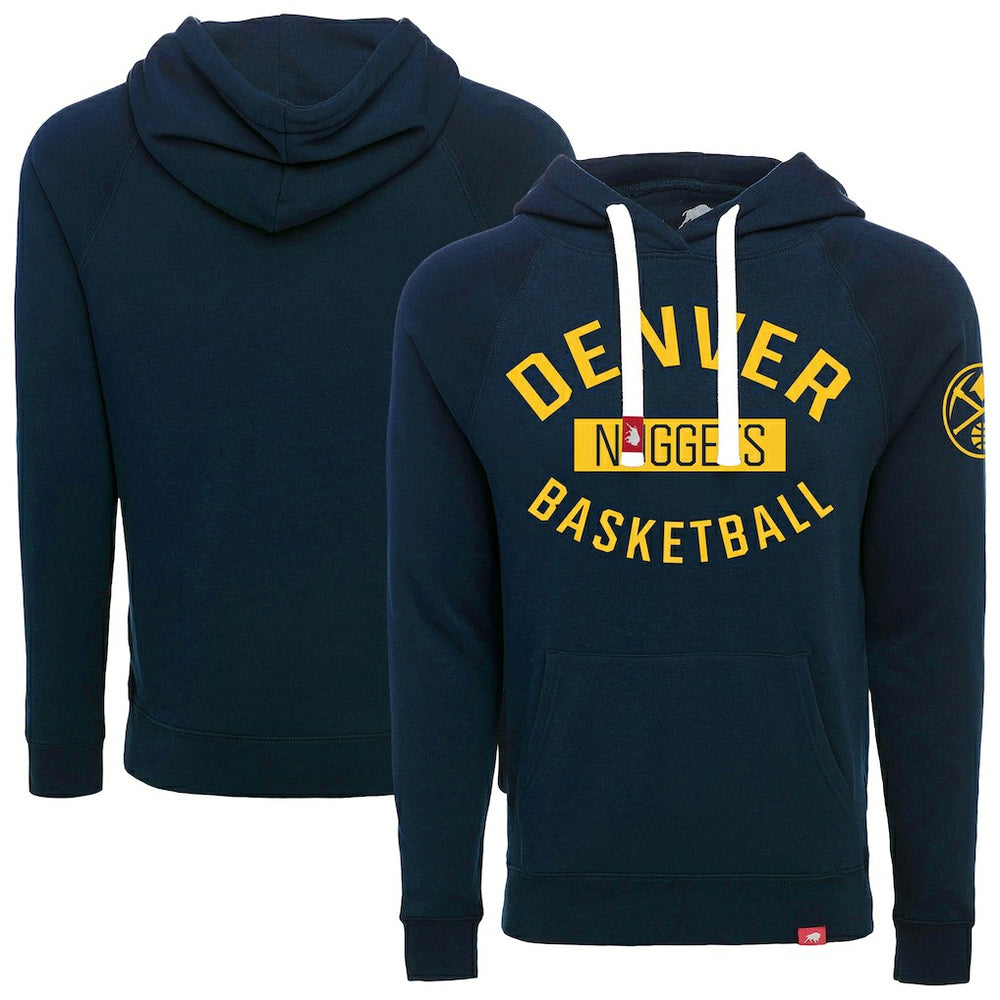 Denver Nuggets Sportiqe Unisex Olsen Tri-Blend Pullover Hoodie Navy