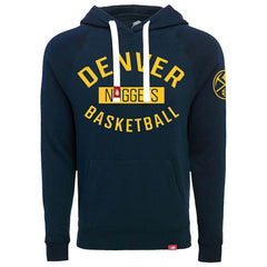 Denver Nuggets Sportiqe Unisex Olsen Tri-Blend Pullover Hoodie Navy