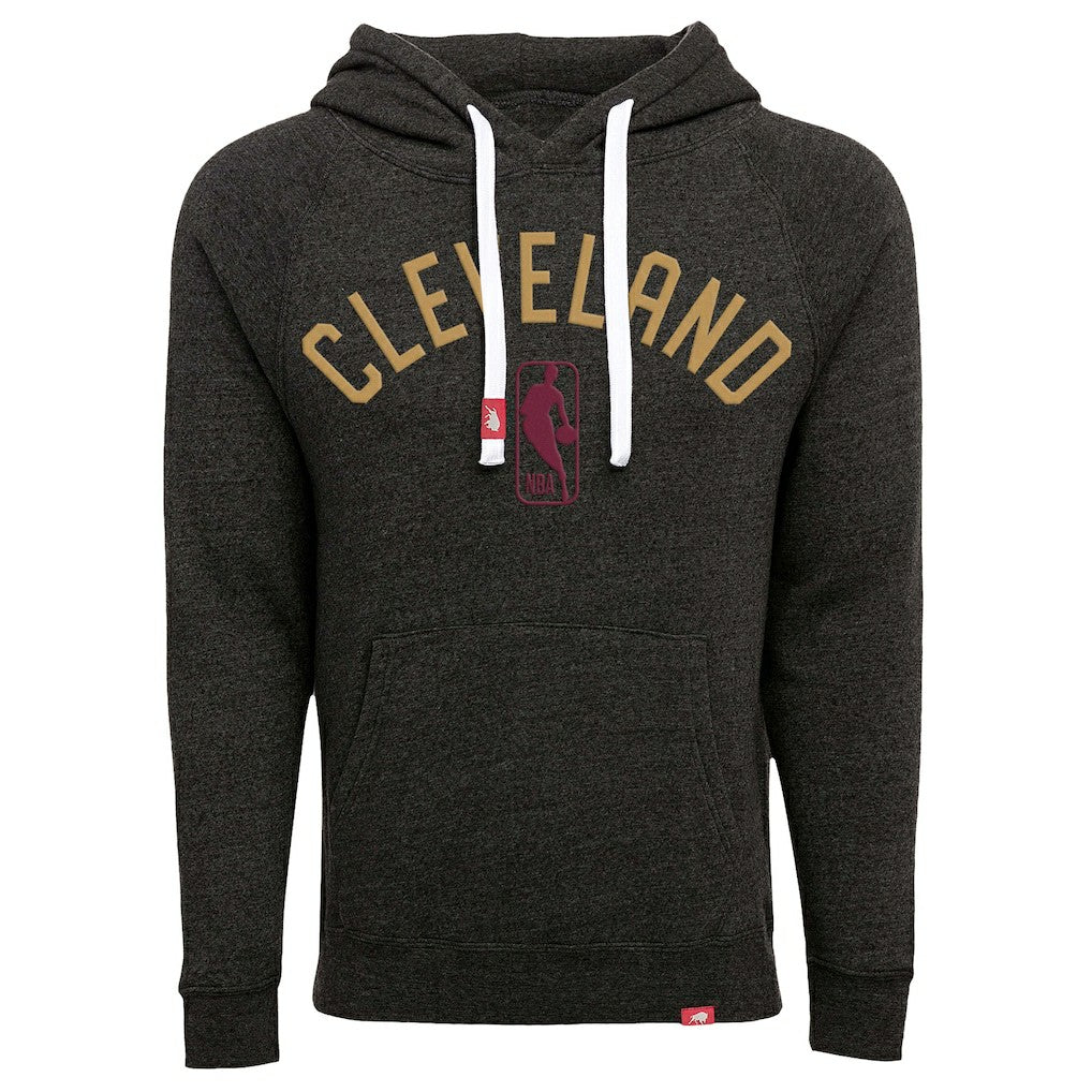 Cleveland Cavaliers Sportiqe Unisex Olsen Tri-Blend Pullover Hoodie Black
